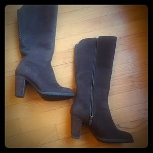 Timberland brown leather calf boots size 7